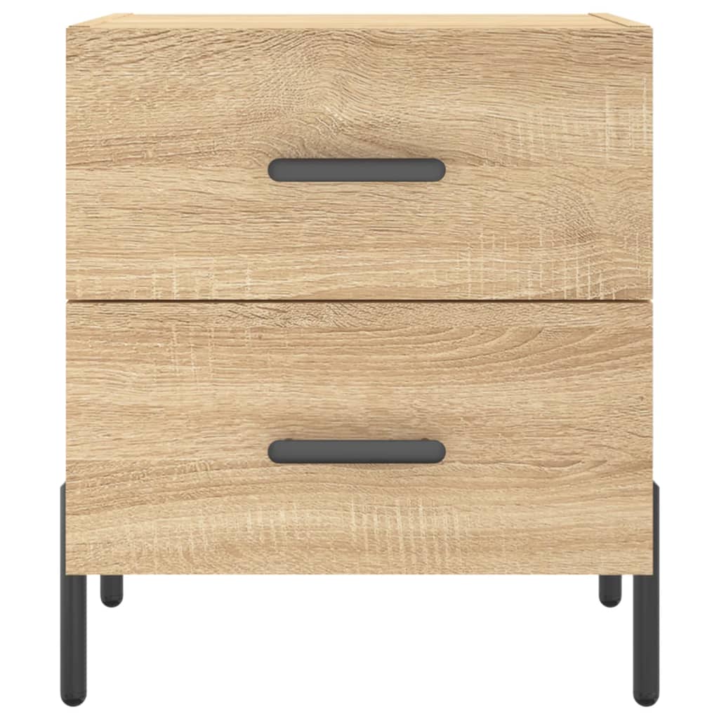 vidaXL Szafka nocna, dąb sonoma, 40x35x47,5 cm materiał drewnopochodny