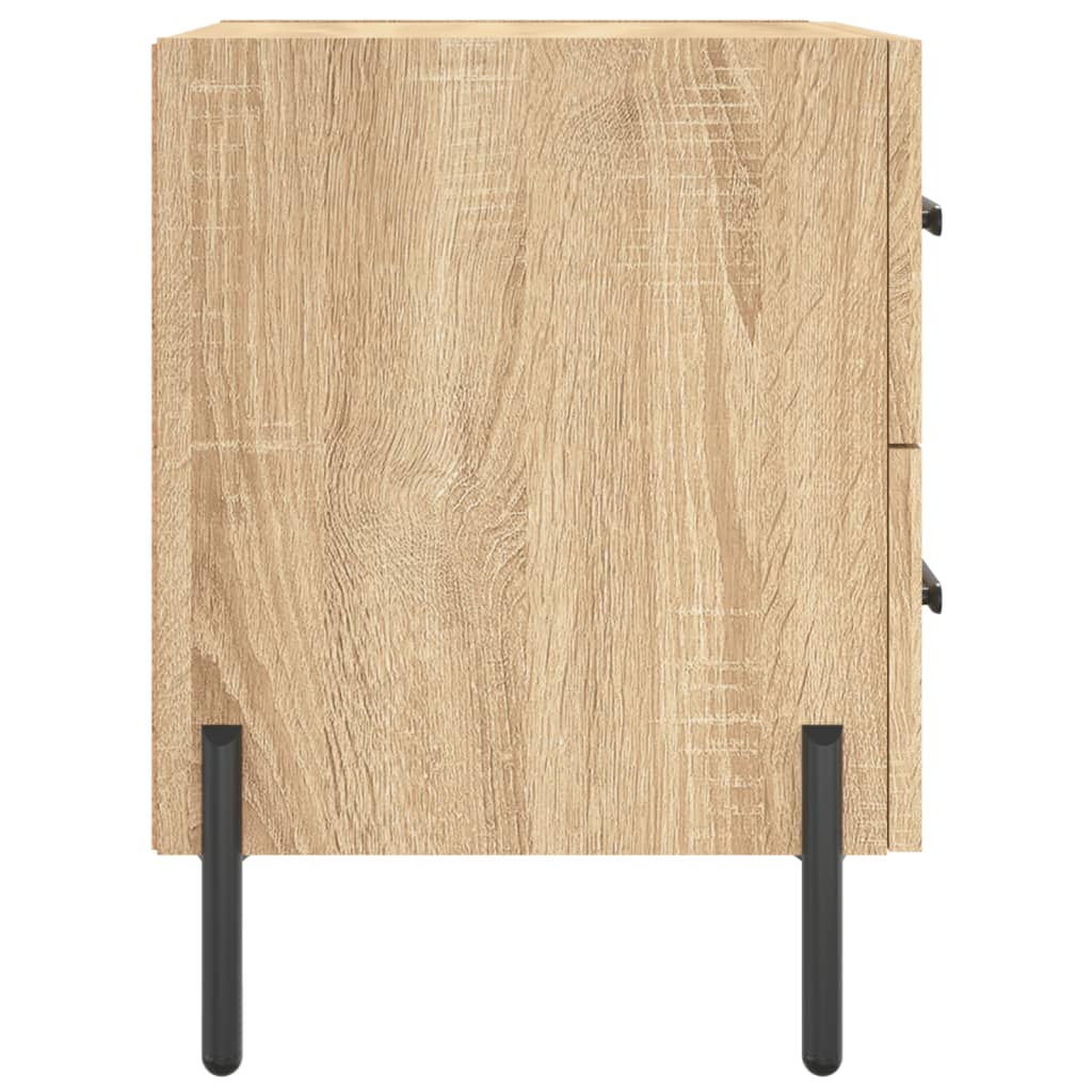 vidaXL Szafka nocna, dąb sonoma, 40x35x47,5 cm materiał drewnopochodny