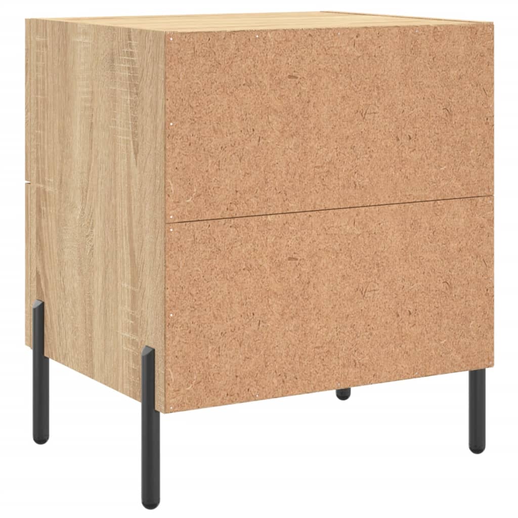 vidaXL Szafka nocna, dąb sonoma, 40x35x47,5 cm materiał drewnopochodny
