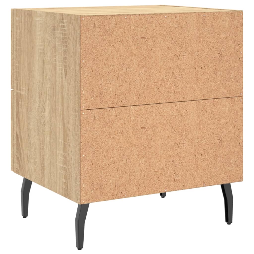 vidaXL Szafka nocna, dąb sonoma, 40x35x47,5 cm materiał drewnopochodny