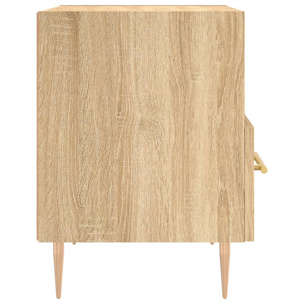 vidaXL Szafka nocna, dąb sonoma, 40x35x47,5 cm materiał drewnopochodny