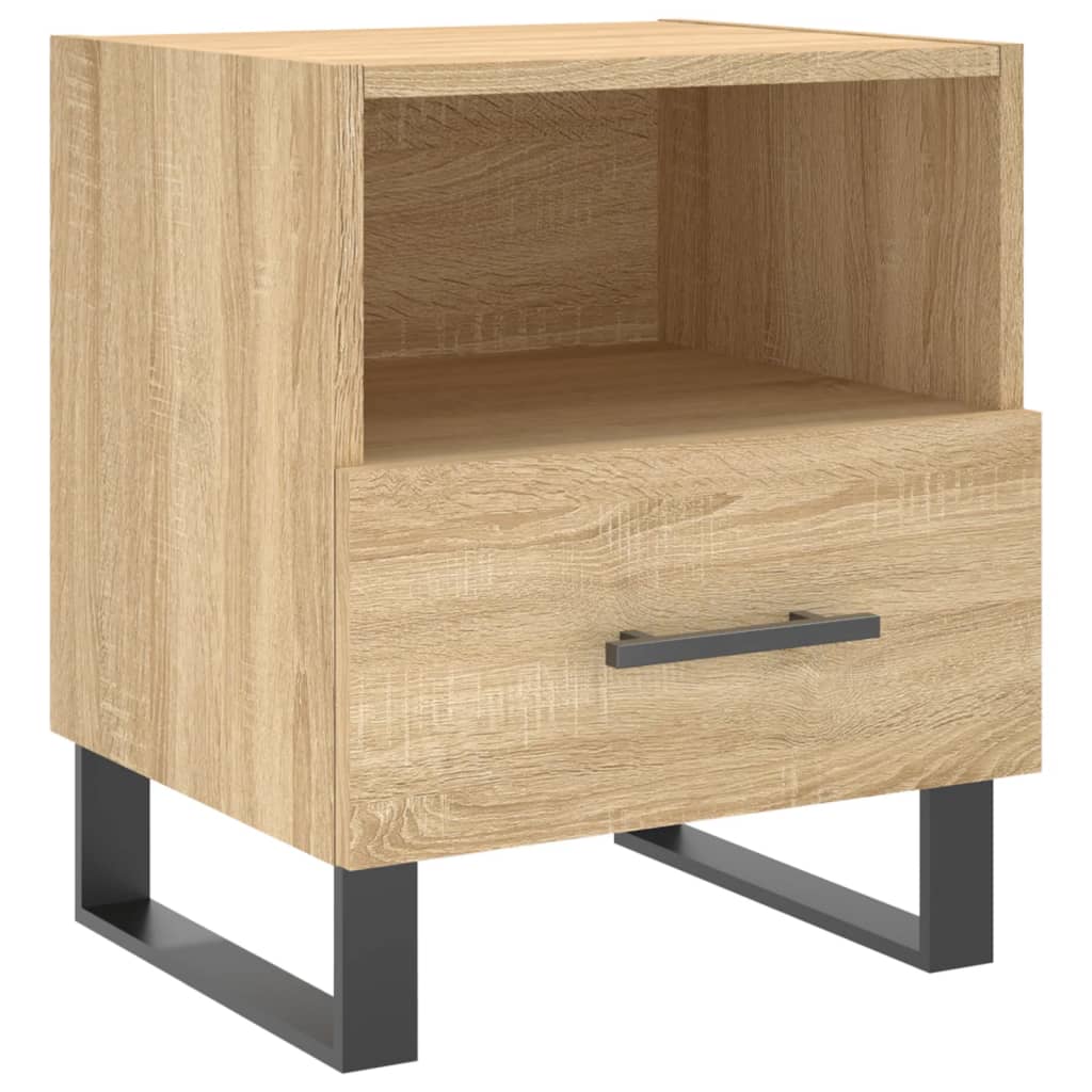 vidaXL Szafka nocna, dąb sonoma, 40x35x47,5 cm materiał drewnopochodny