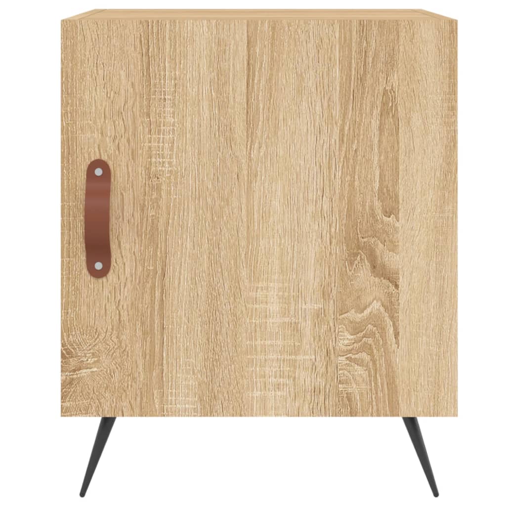 vidaXL Szafka nocna, dąb sonoma, 40x40x50 cm, materiał drewnopochodny