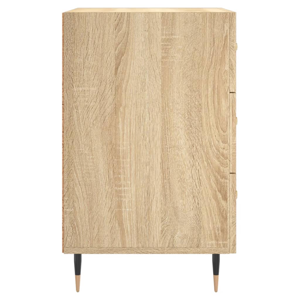 vidaXL Szafka nocna, dąb sonoma, 40x40x66 cm, materiał drewnopochodny