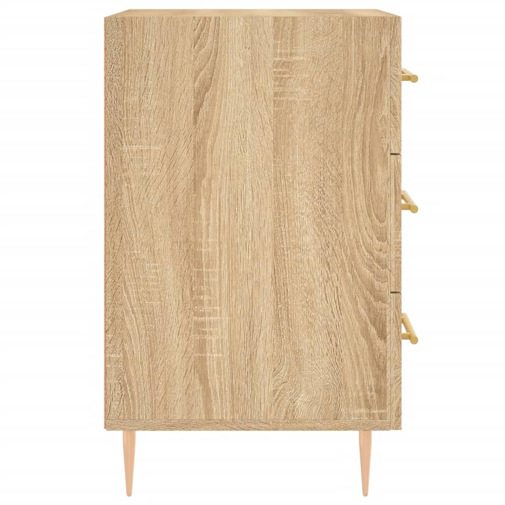 vidaXL Szafka nocna, dąb sonoma, 40x40x66 cm, materiał drewnopochodny