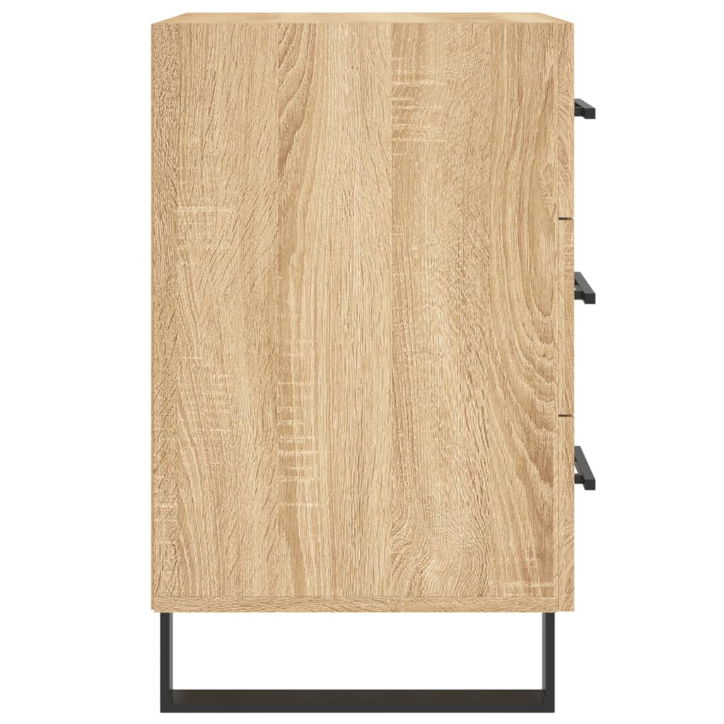 vidaXL Szafka nocna, dąb sonoma, 40x40x66 cm, materiał drewnopochodny