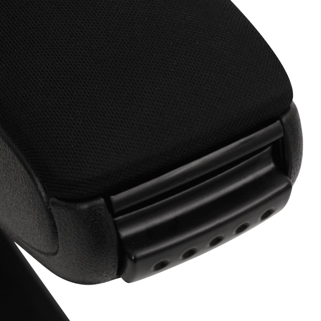 vidaXL Podłokietnik samochodowy, czarny, 14,5x32x(27-46) cm, ABS