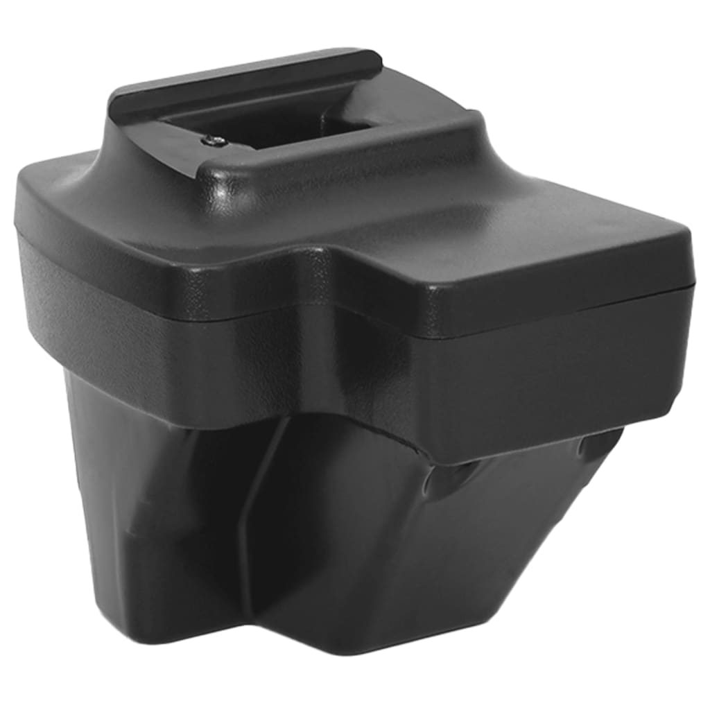 vidaXL Podłokietnik samochodowy, czarny, 15x35x(33-49,5) cm, ABS