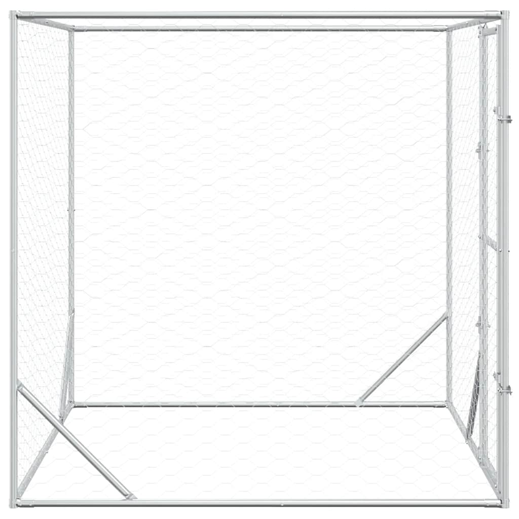 vidaXL Kojec zewnętrzny dla psa, 2x2x2 m, stal galwanizowana