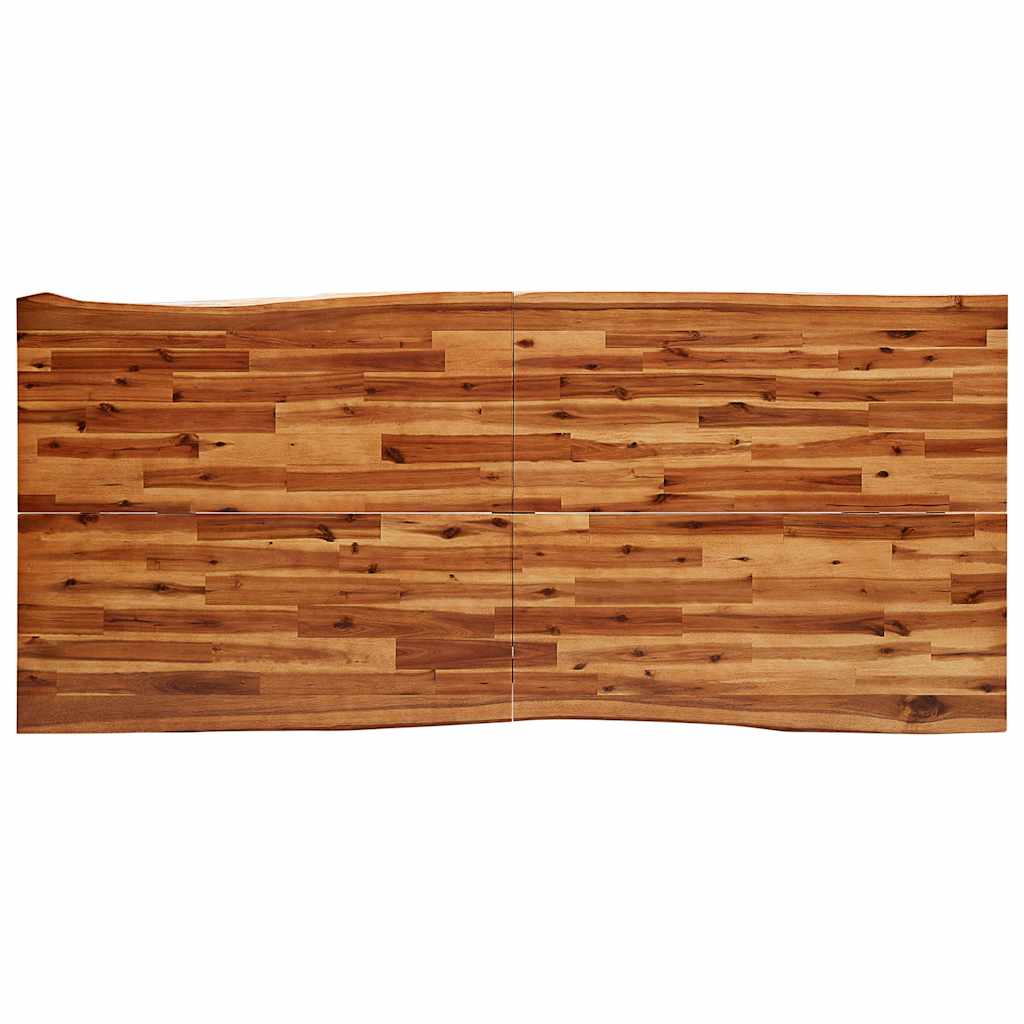 vidaXL Stół z naturalną krawędzią, 200x90x75 cm, lite drewno akacjowe