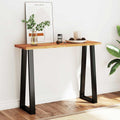 vidaXL Stolik konsolowy, 110x35x80 cm, lite drewno akacjowe