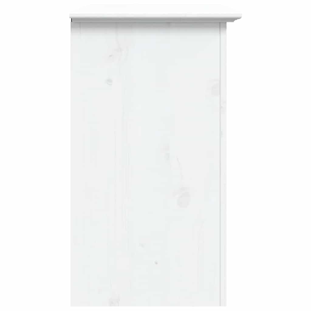 vidaXL Szafka nocna BODO, biała, 53x38,5x67 cm, lite drewno sosnowe