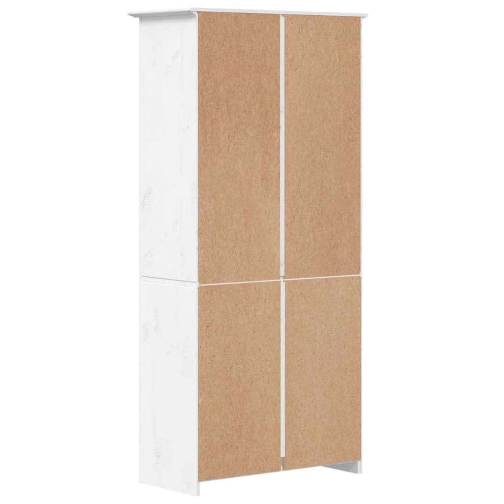 vidaXL Biblioteczka BODO, biała, 82x40x173 cm, sosnowa, 5 półek