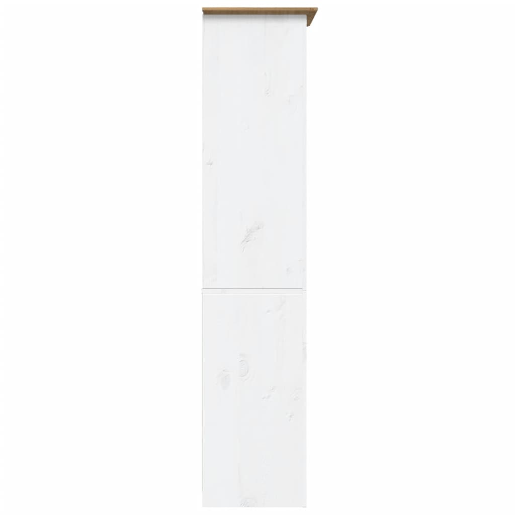 vidaXL Biblioteczka BODO, brązowa, 82x40x173 cm, sosnowa, 5 półek