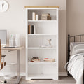 vidaXL Biblioteczka BODO, brązowa, 82x40x173 cm, sosnowa, 5 półek