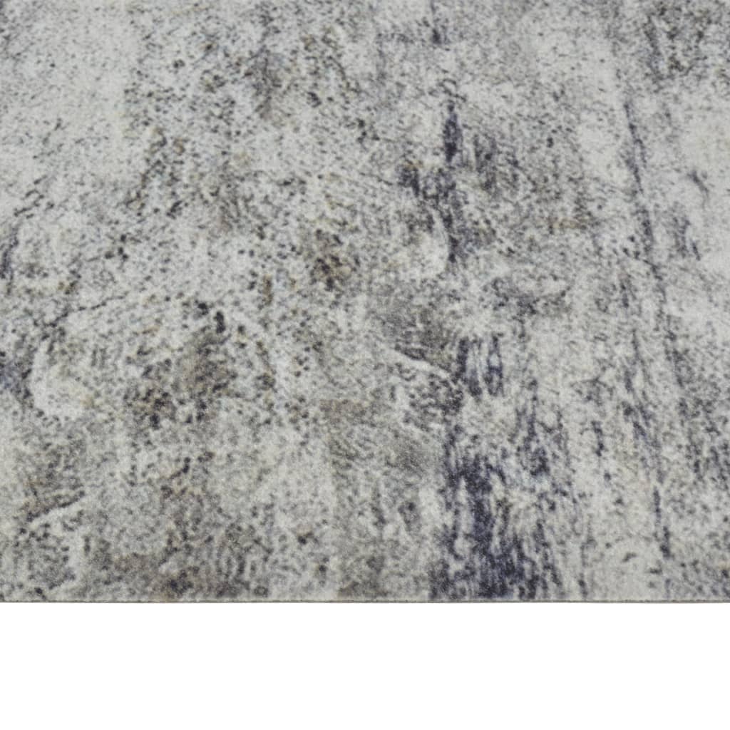 vidaXL Dywanik kuchenny, wzór betonu, 45x150 cm, aksamitny