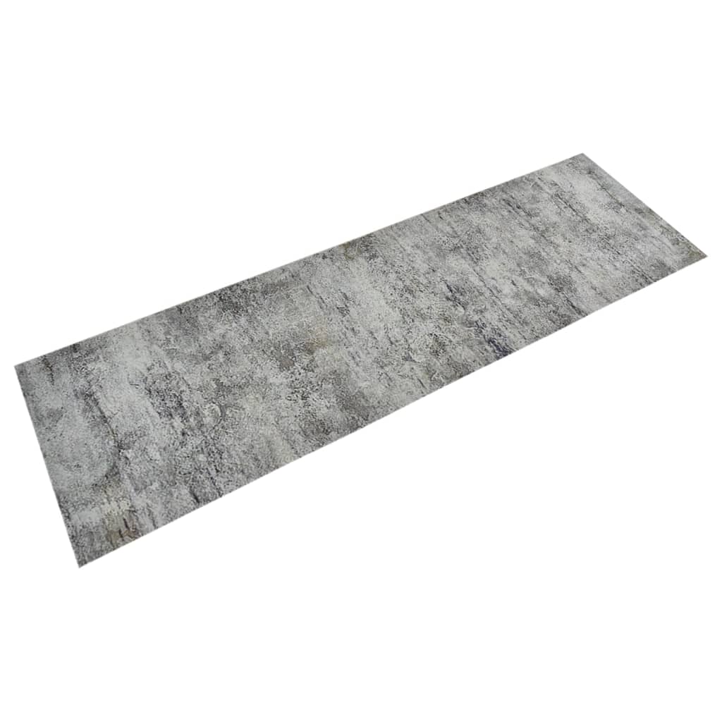 vidaXL Dywanik kuchenny, wzór betonu, 60x180 cm, aksamitny