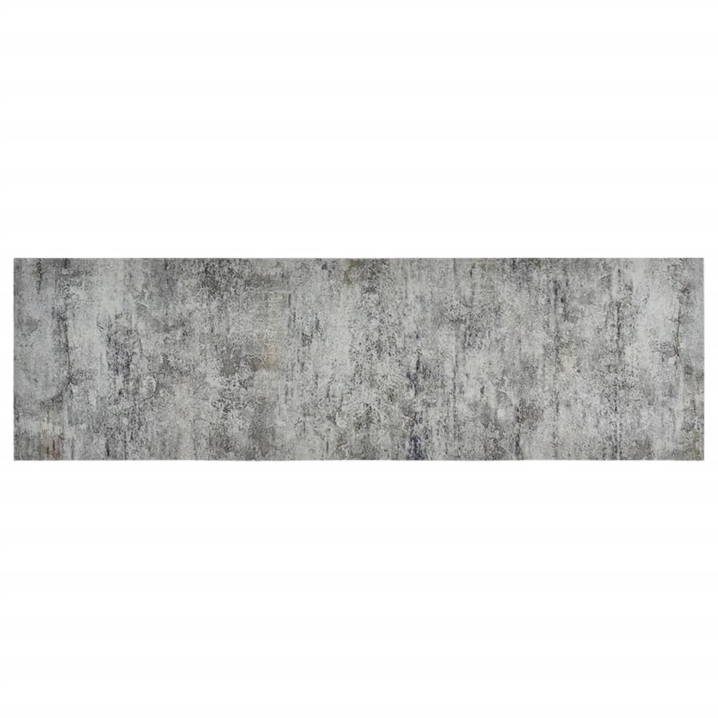 vidaXL Dywanik kuchenny, wzór betonu, 60x180 cm, aksamitny
