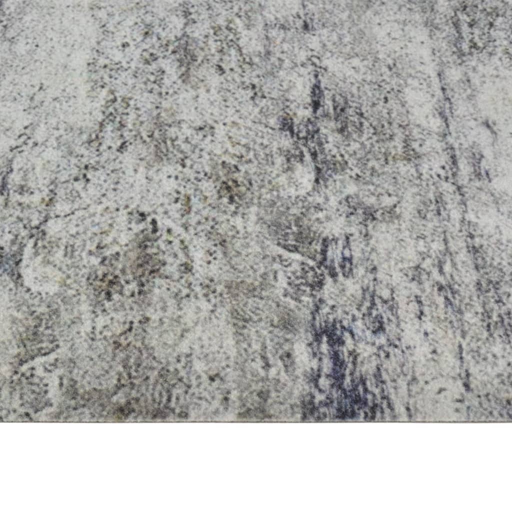 vidaXL Dywanik kuchenny, wzór betonu, 60x300 cm, aksamitny