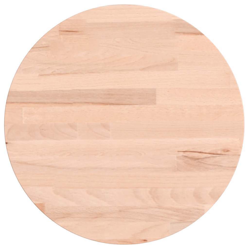 vidaXL Blat do stolika, Ø30x1,5 cm, okrągły, lite drewno bukowe