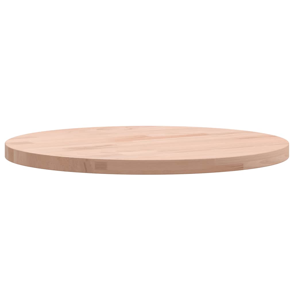 vidaXL Blat do stolika, Ø30x1,5 cm, okrągły, lite drewno bukowe