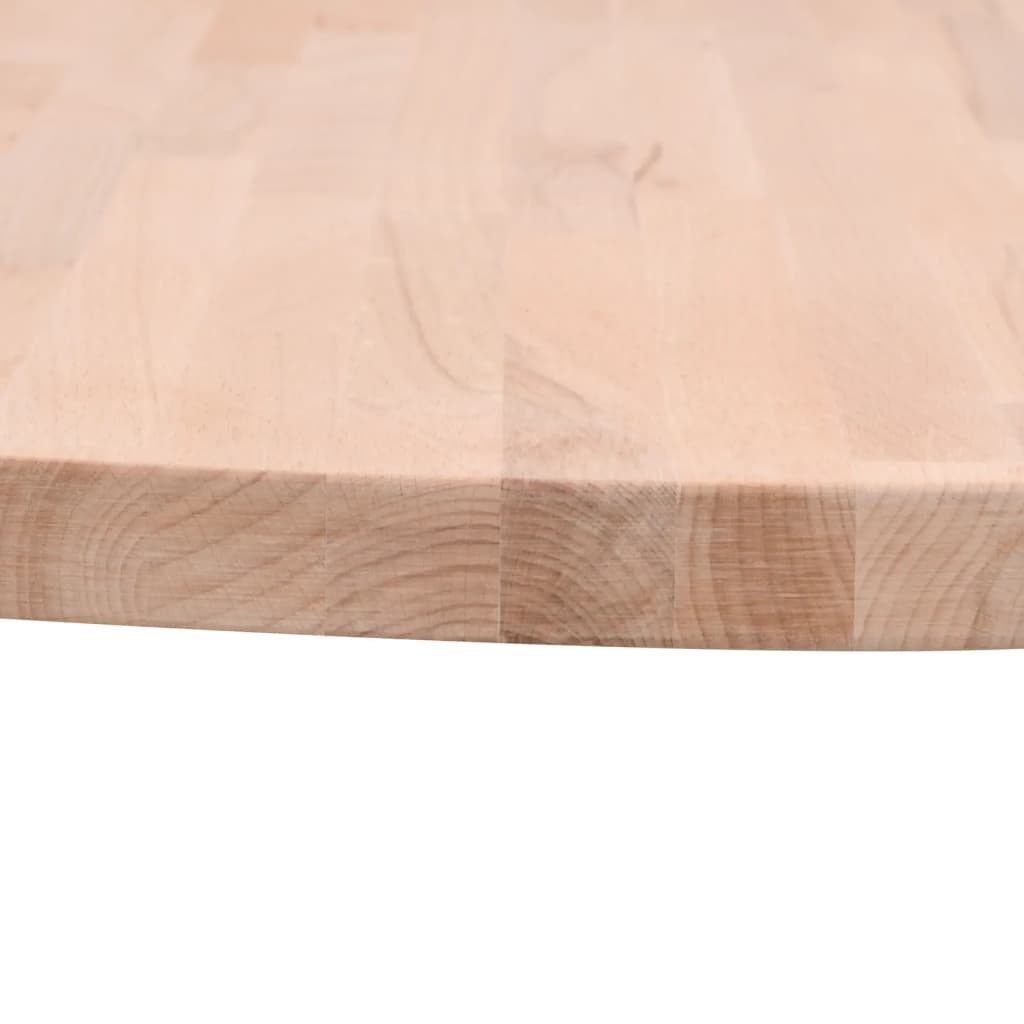 vidaXL Blat do stolika, Ø50x1,5 cm, okrągły, lite drewno bukowe