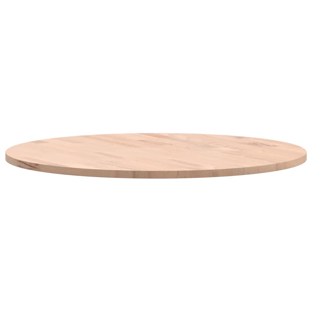 vidaXL Blat do stolika, Ø60x1,5 cm, okrągły, lite drewno bukowe