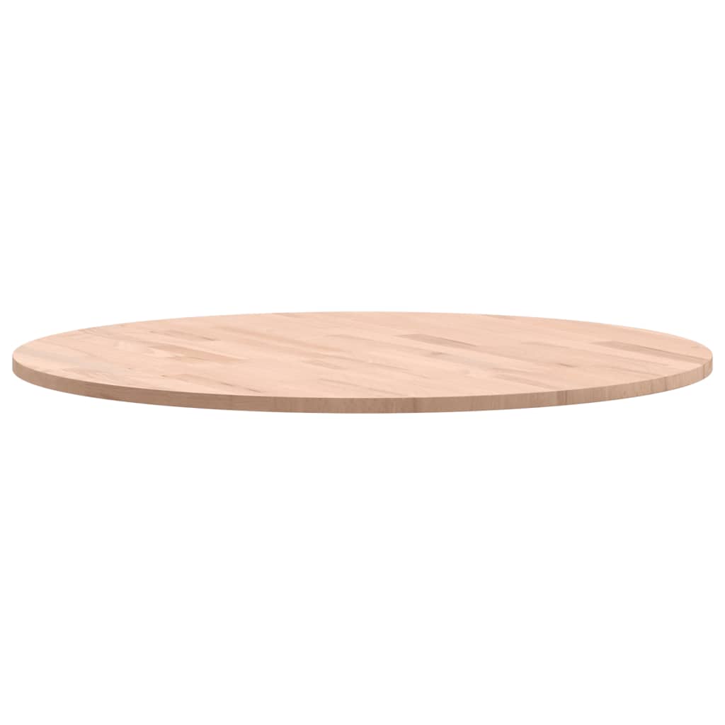 vidaXL Blat do stołu, Ø70x1,5 cm, okrągły, lite drewno bukowe