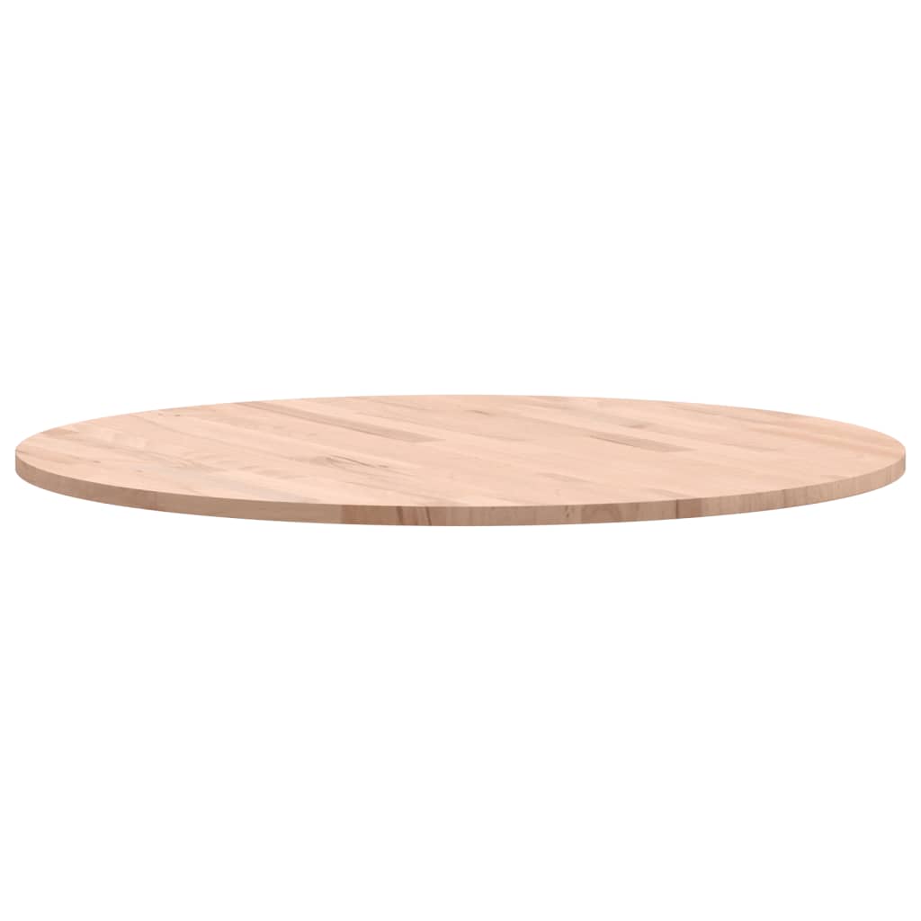 vidaXL Blat do stołu, Ø70x1,5 cm, okrągły, lite drewno bukowe