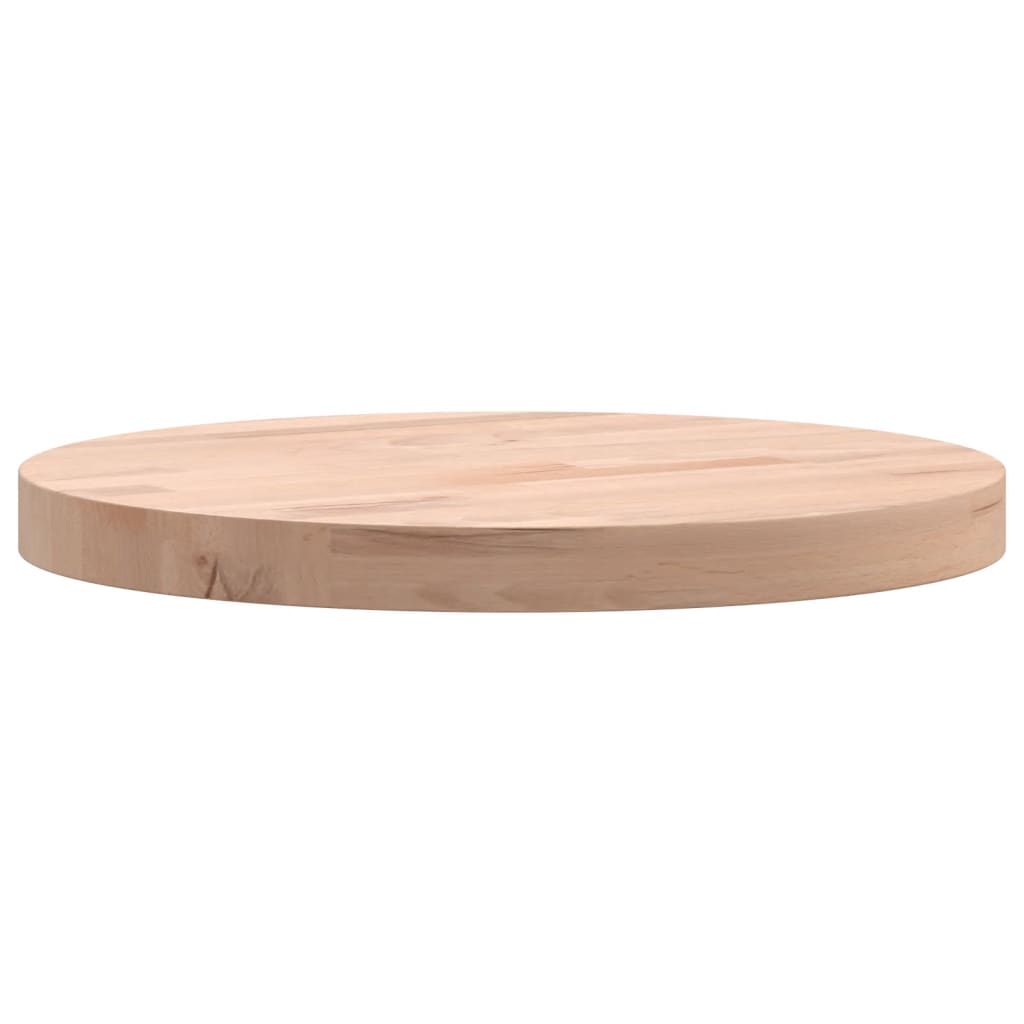 vidaXL Blat do stolika, Ø30x2,5 cm, okrągły, lite drewno bukowe