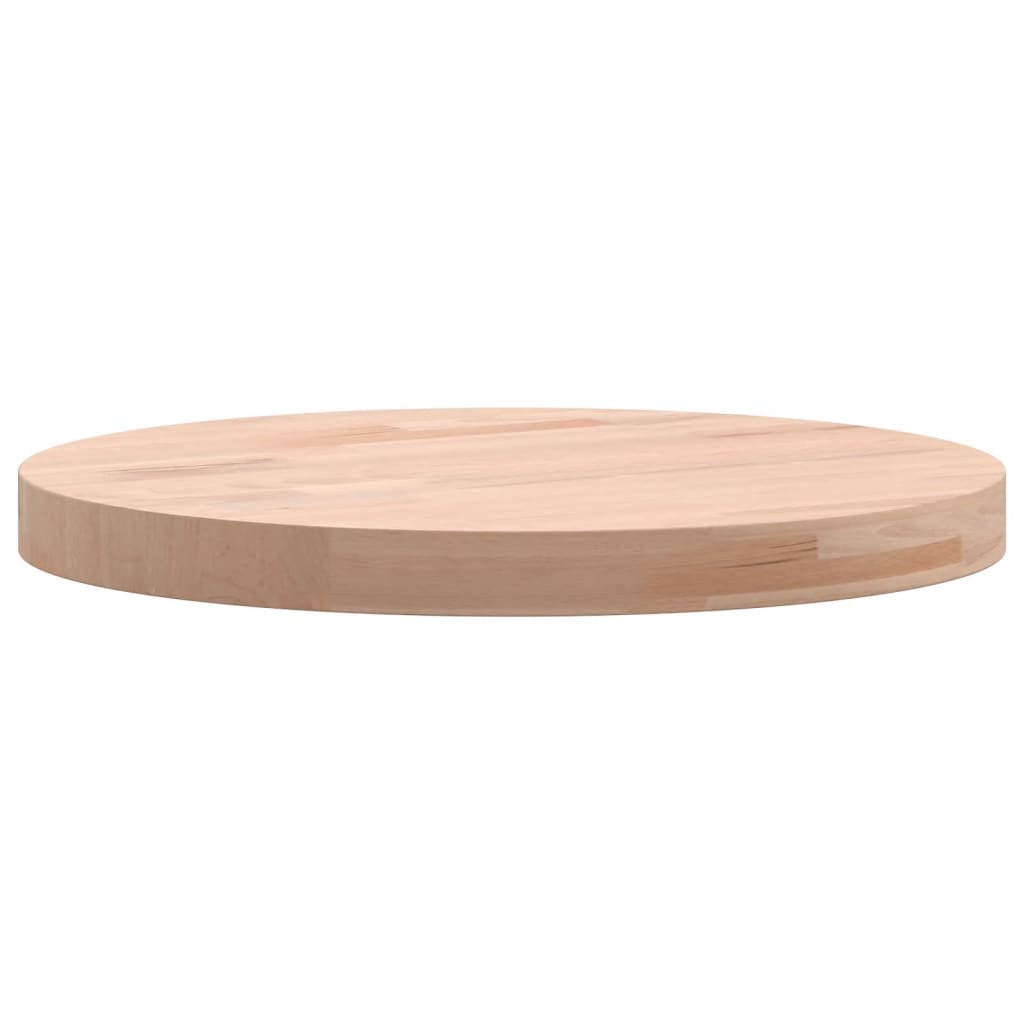 vidaXL Blat do stolika, Ø30x2,5 cm, okrągły, lite drewno bukowe