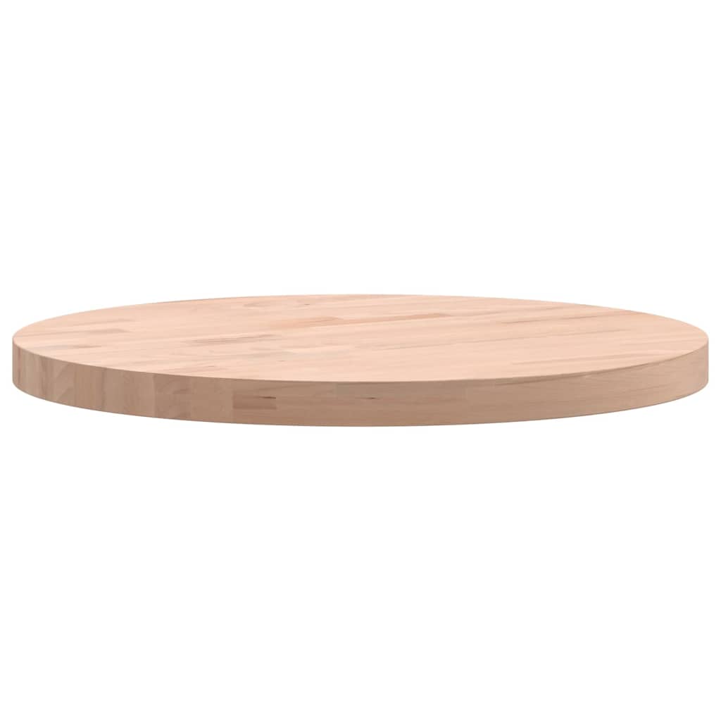 vidaXL Blat do stolika, Ø40x2,5 cm, okrągły, lite drewno bukowe