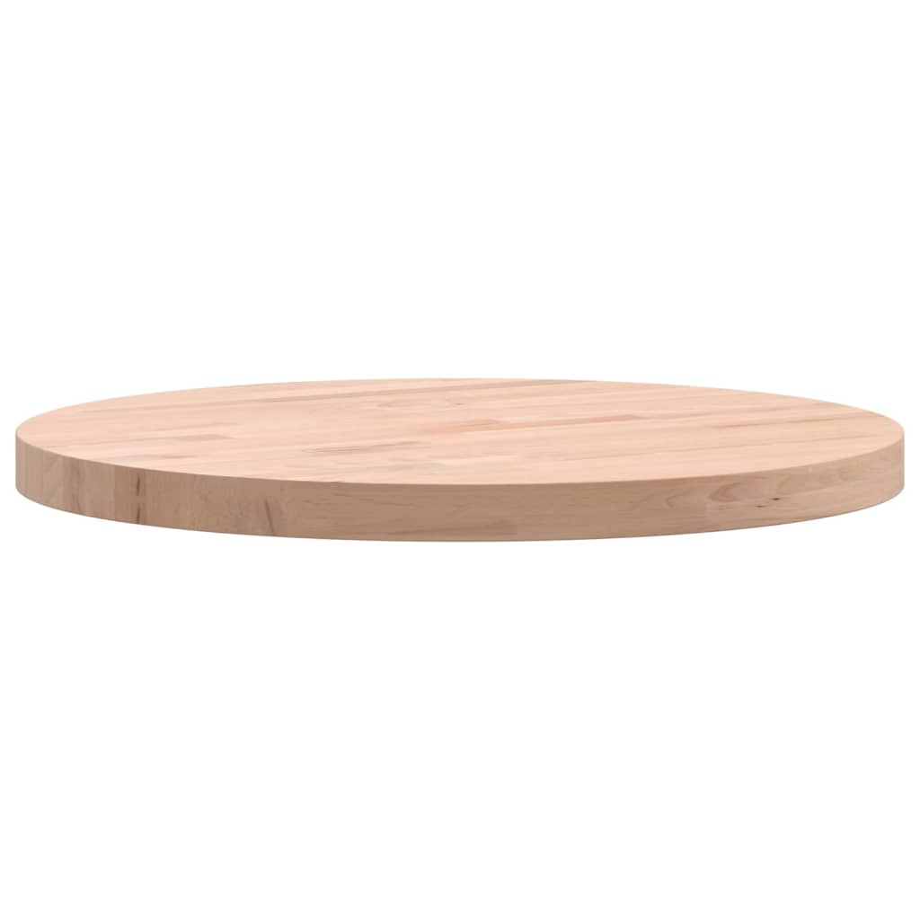 vidaXL Blat do stolika, Ø40x2,5 cm, okrągły, lite drewno bukowe