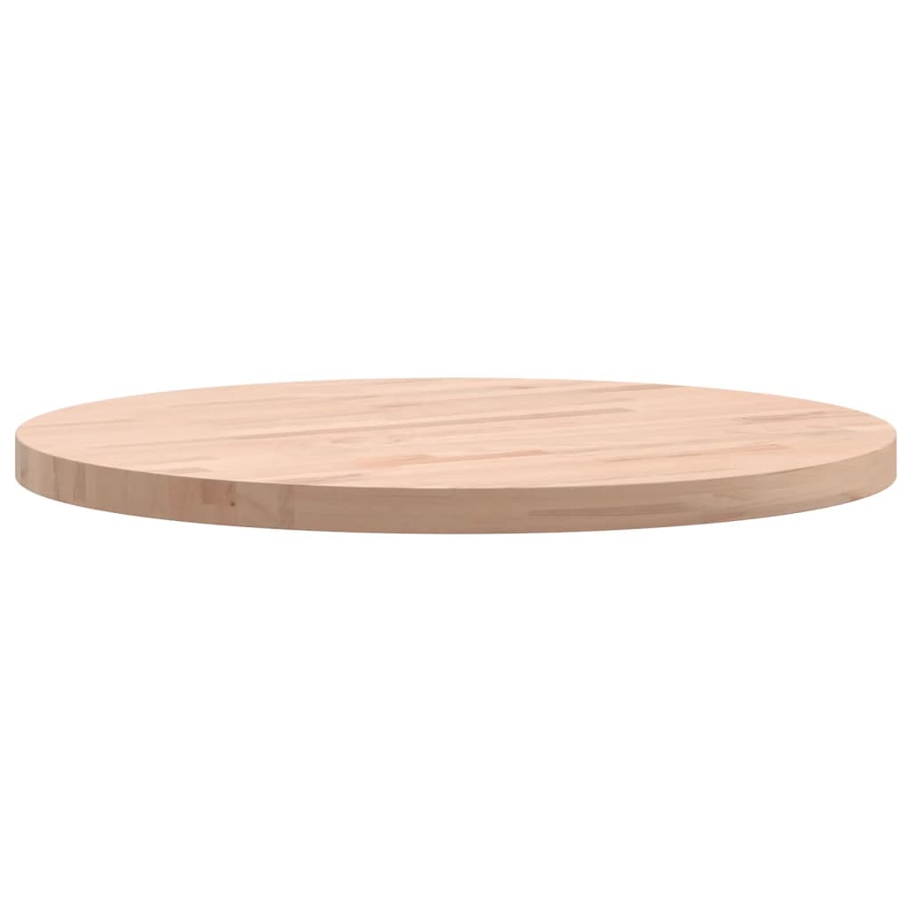 vidaXL Blat do stolika, Ø50x2,5 cm, okrągły, lite drewno bukowe