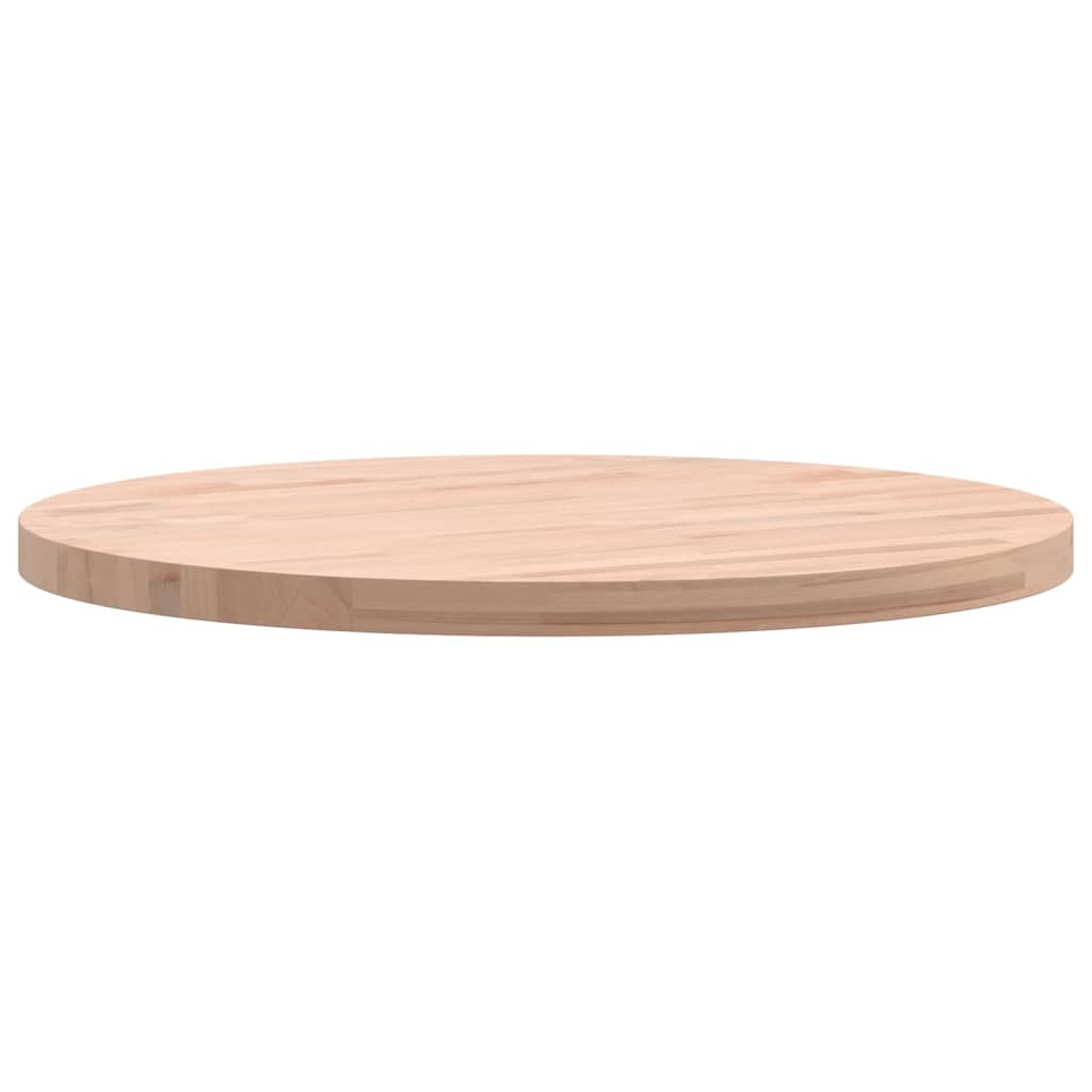 vidaXL Blat do stolika, Ø50x2,5 cm, okrągły, lite drewno bukowe