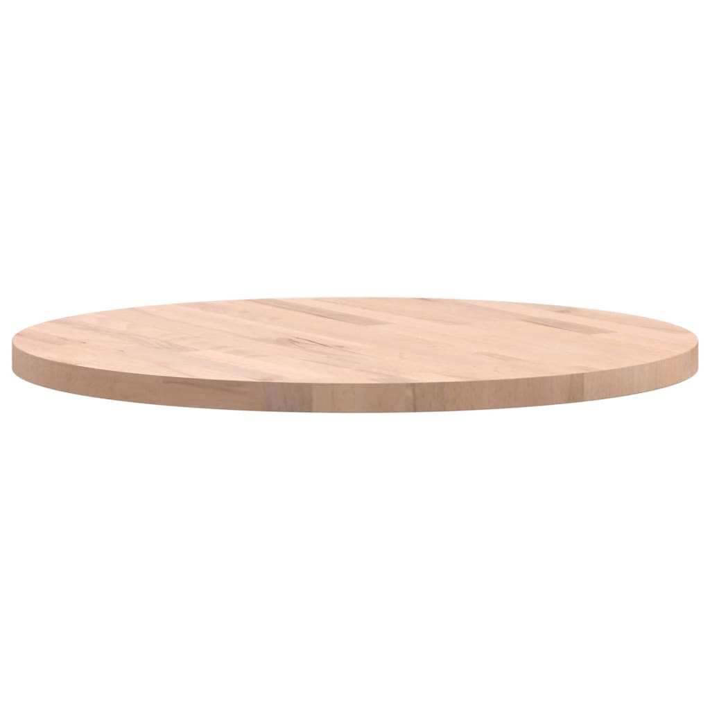 vidaXL Blat do stołu, Ø60x2,5 cm, okrągły, lite drewno bukowe