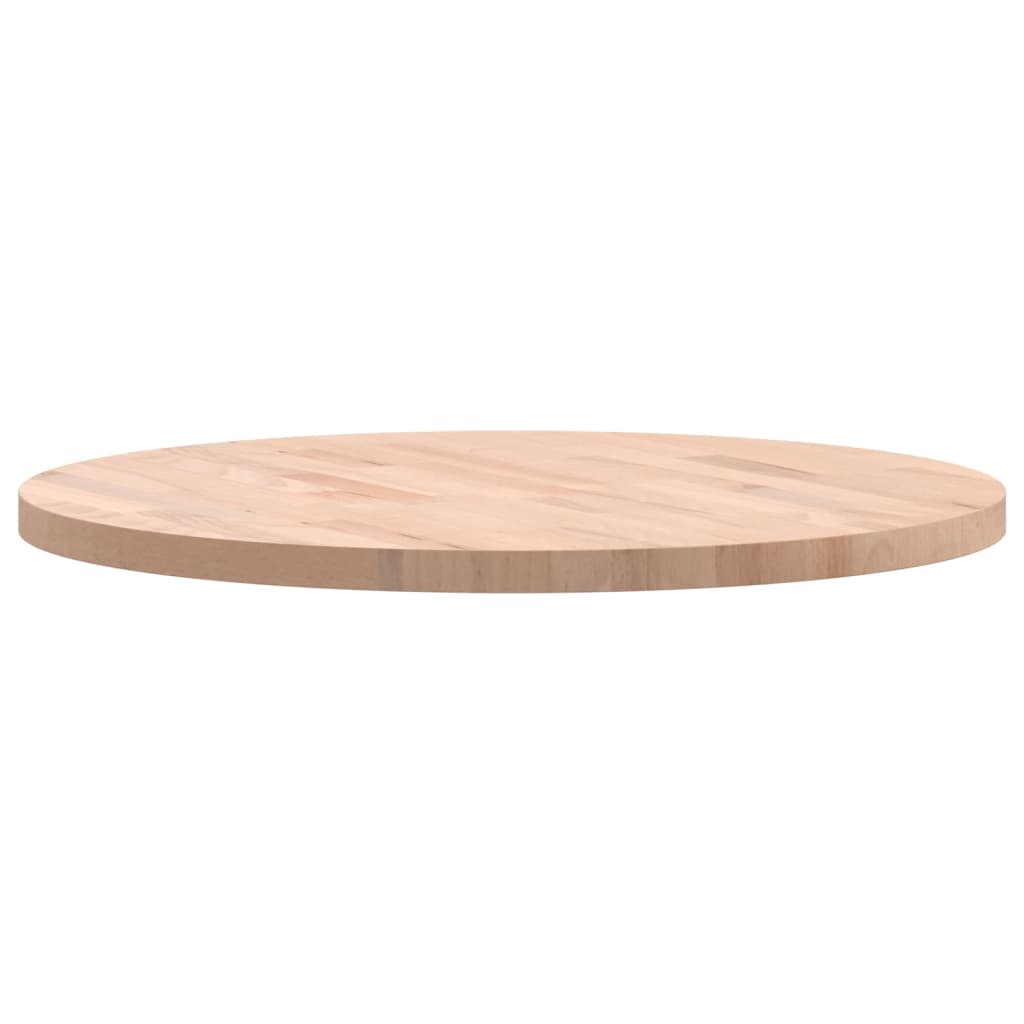 vidaXL Blat do stołu, Ø60x2,5 cm, okrągły, lite drewno bukowe