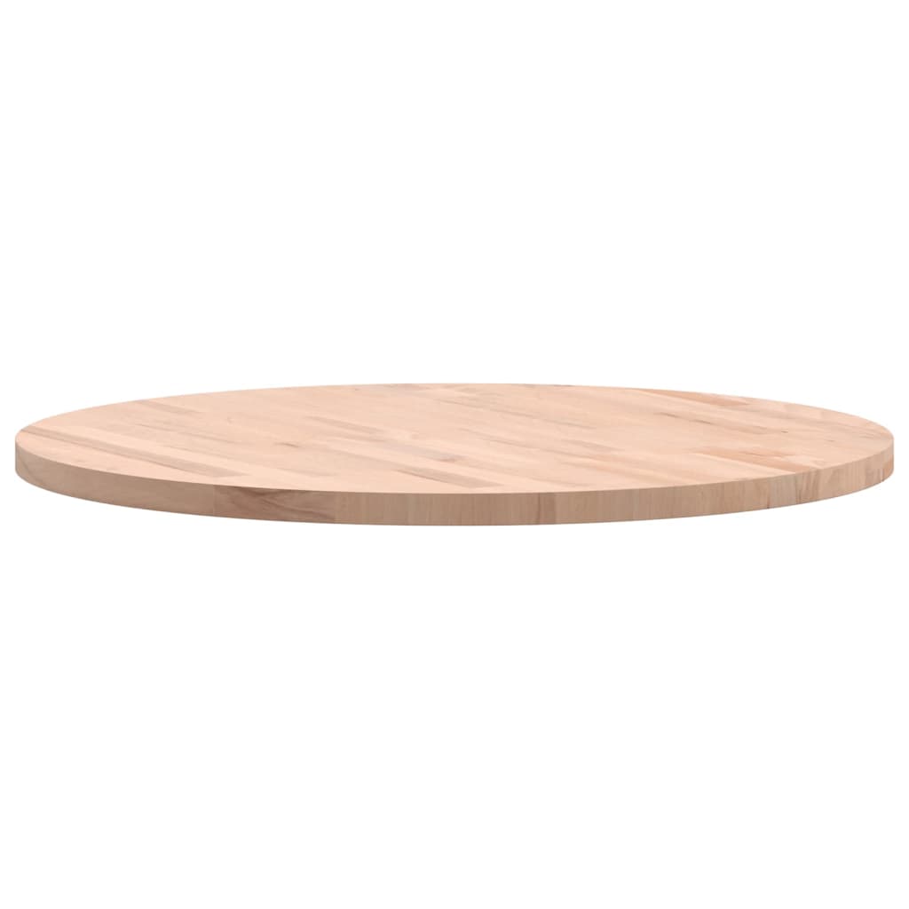 vidaXL Blat do stołu, Ø70x2,5 cm, okrągły, lite drewno bukowe