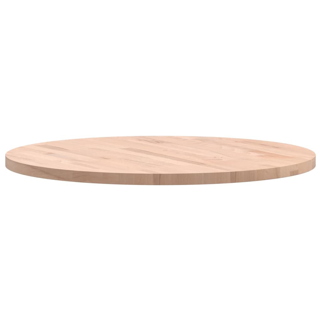 vidaXL Blat do stołu, Ø70x2,5 cm, okrągły, lite drewno bukowe