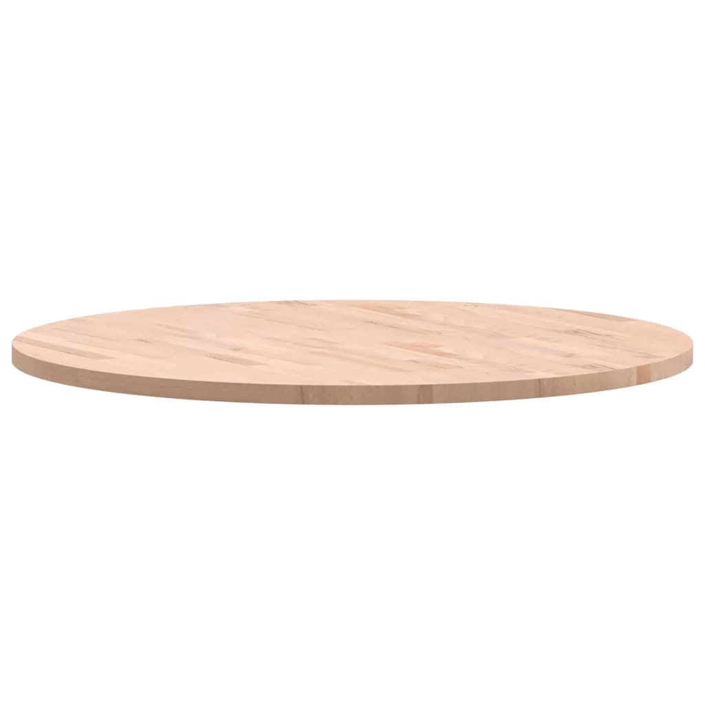 vidaXL Blat do stołu, Ø90x2,5 cm, okrągły, lite drewno bukowe