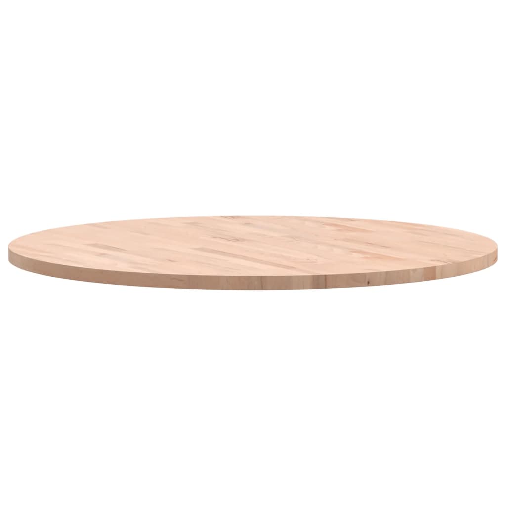 vidaXL Blat do stołu, Ø90x2,5 cm, okrągły, lite drewno bukowe