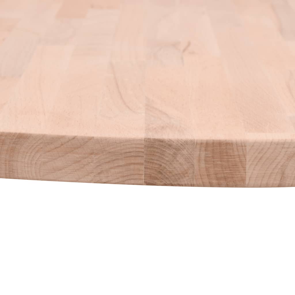 vidaXL Blat do stołu, Ø60x4 cm, okrągły, lite drewno bukowe