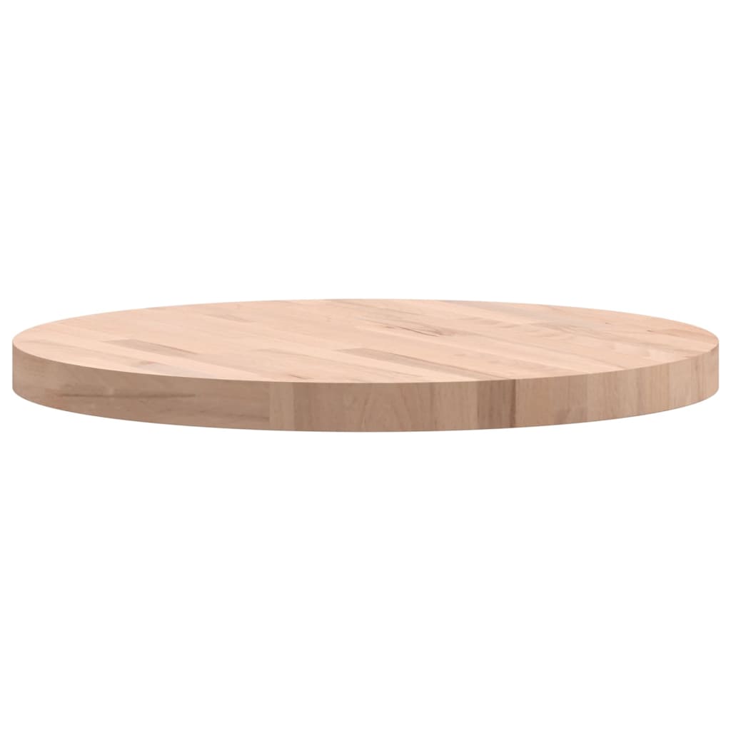 vidaXL Blat do stołu, Ø60x4 cm, okrągły, lite drewno bukowe