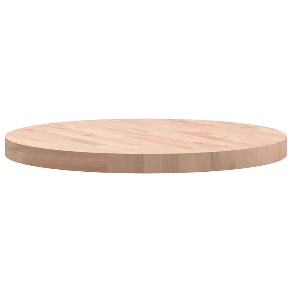 vidaXL Blat do stołu, Ø60x4 cm, okrągły, lite drewno bukowe
