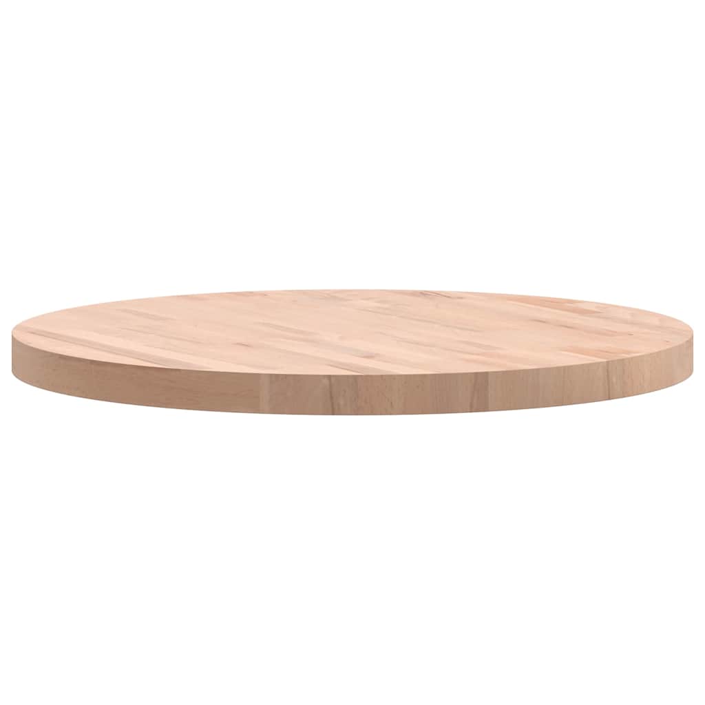 vidaXL Blat do stołu, Ø70x4 cm, okrągły, lite drewno bukowe