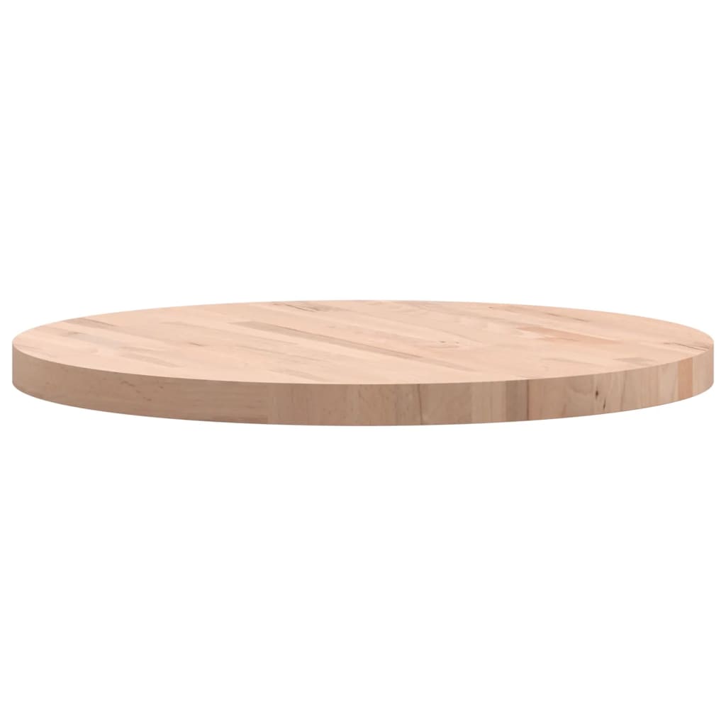 vidaXL Blat do stołu, Ø70x4 cm, okrągły, lite drewno bukowe