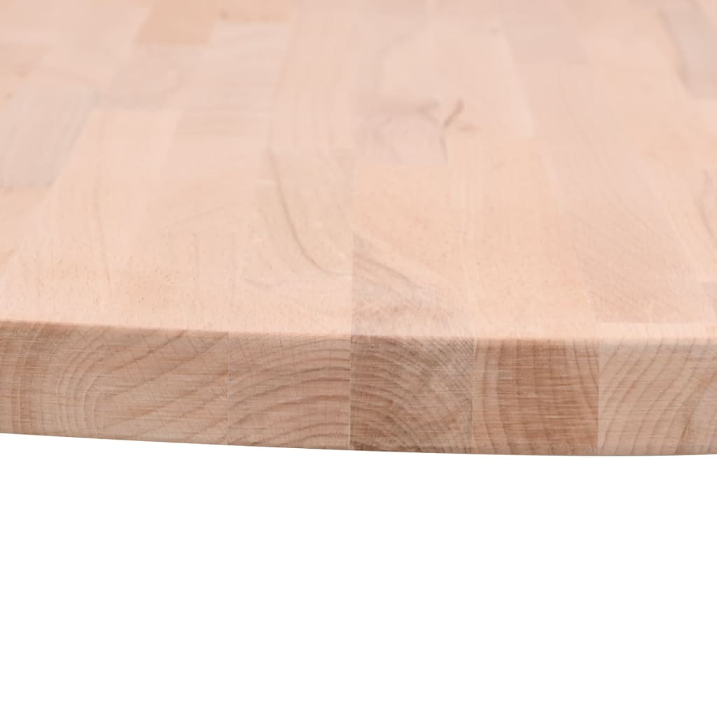 vidaXL Blat do stołu, Ø70x4 cm, okrągły, lite drewno bukowe