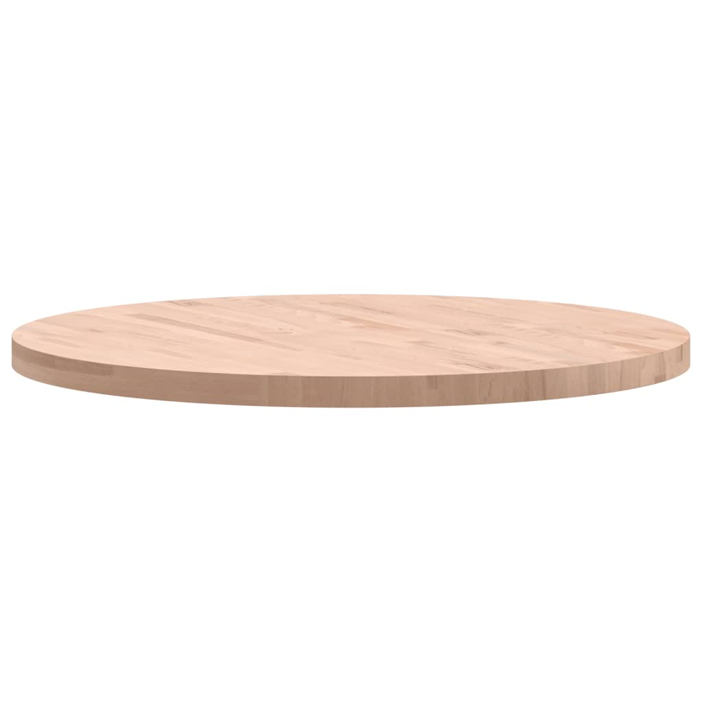 vidaXL Blat do stołu, Ø90x4 cm, okrągły, lite drewno bukowe