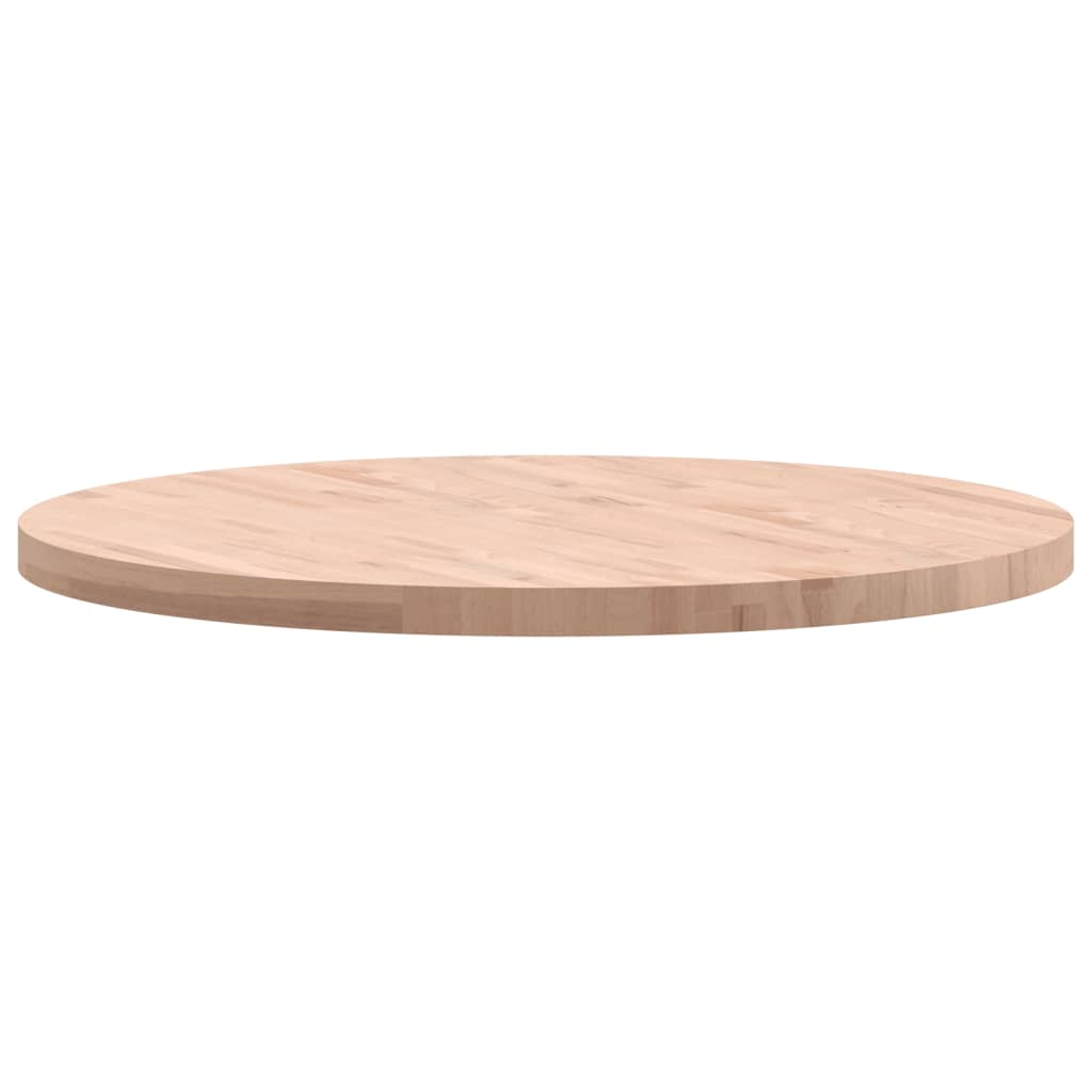vidaXL Blat do stołu, Ø90x4 cm, okrągły, lite drewno bukowe