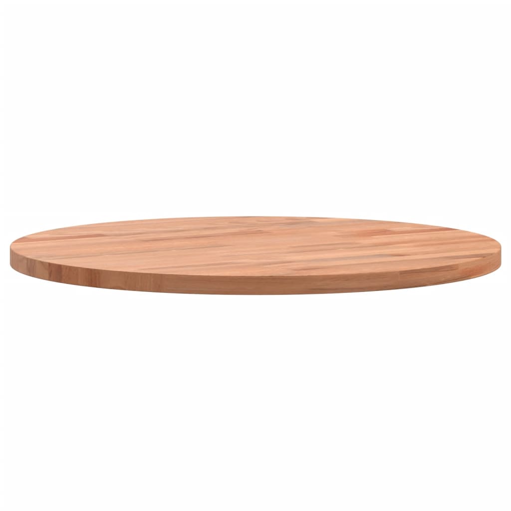 vidaXL Blat do stolika, Ø40x1,5 cm, okrągły, lite drewno bukowe